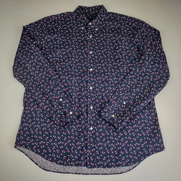 Ralph Lauren Blue Lifesaver Button Down Shirt - Picture 4 of 6